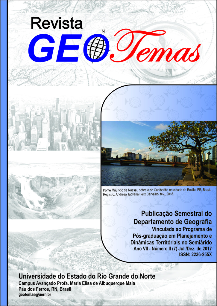 					View Vol. 7 No. 2 (2017): Revista Geotemas
				