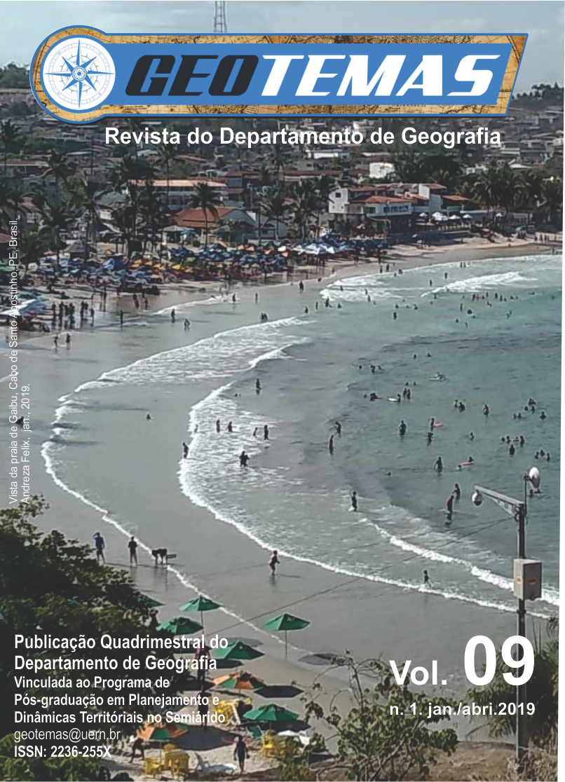 					View Vol. 9 No. 1 (2019): Revista Geotemas
				
