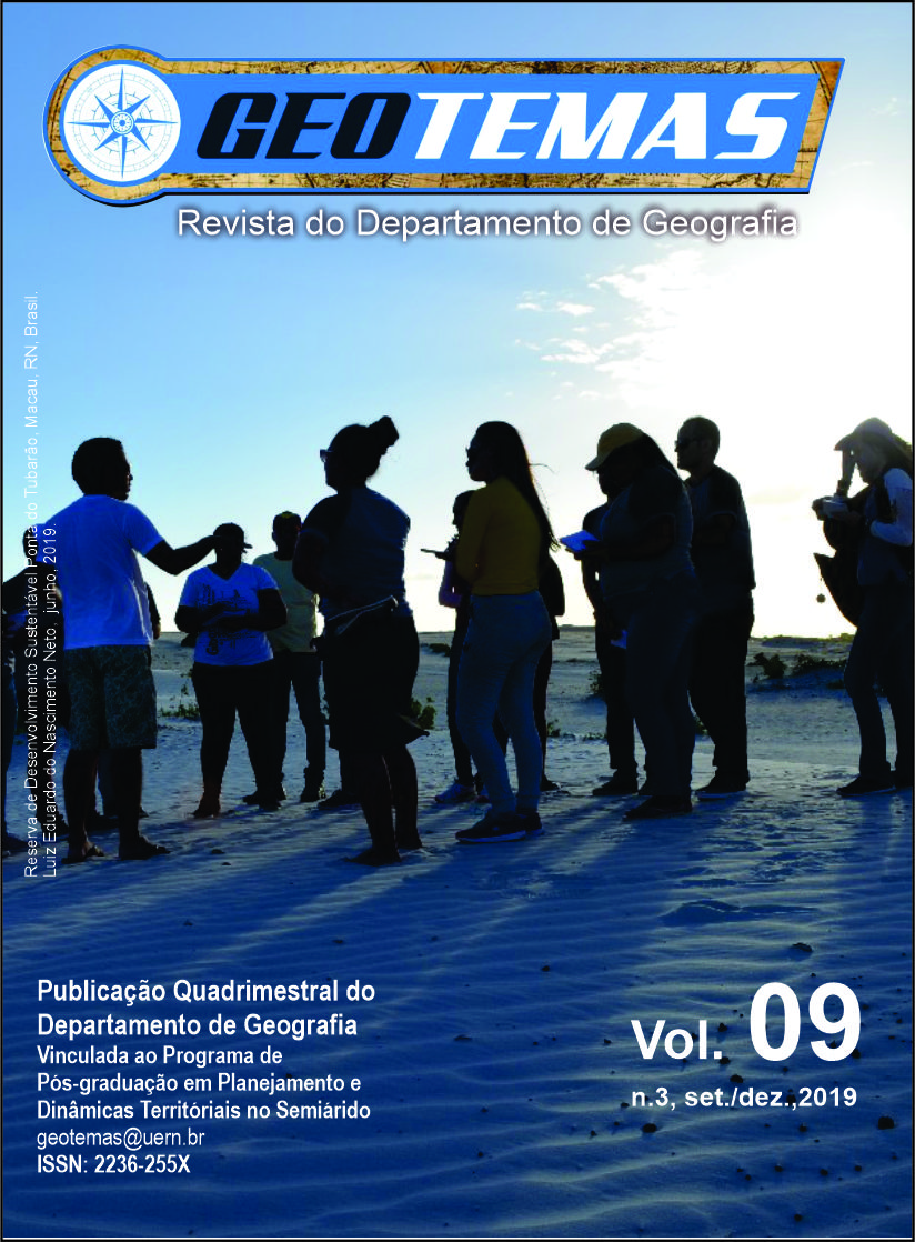 					View Vol. 9 No. 3 (2019): Revista Geotemas
				
