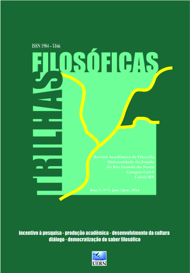 					Visualizza V. 7 N. 1 (2014): Trilhas Filosóficas
				