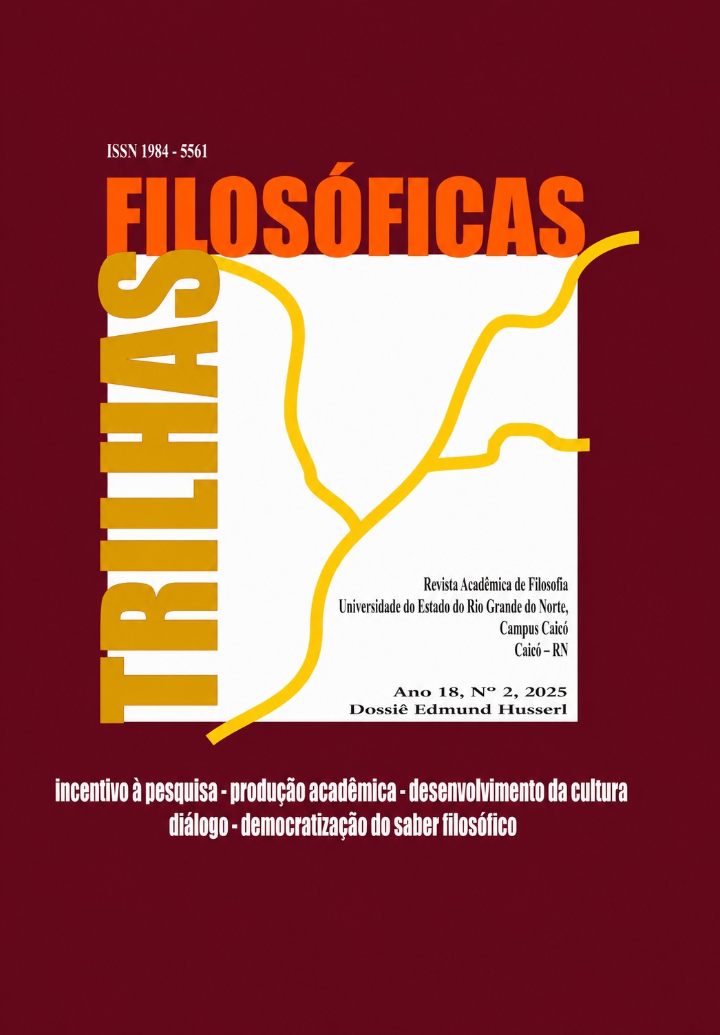 					Visualizar v. 18 n. 2 (2025): Trilhas Filosóficas: Dossiê Edmund Husserl
				