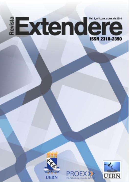 					Visualizar v. 2 n. 1 (2014): Revista EXTENDERE
				