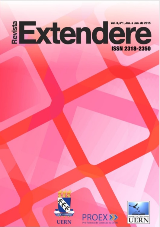 					Visualizar v. 3 n. 1 (2015): Revista EXTENDERE
				